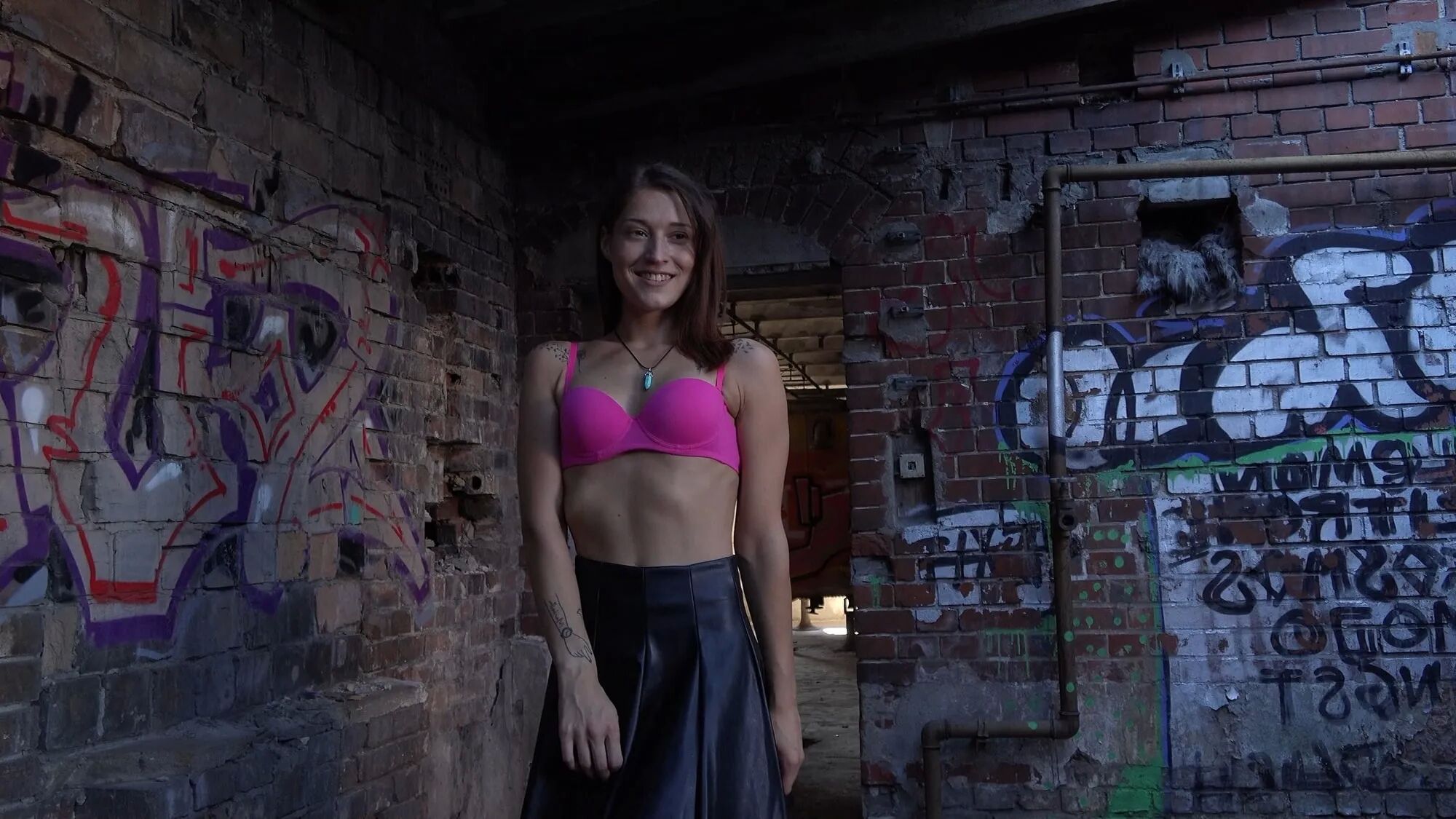 GERMAN SCOUT - Small Tits Fitness Model Mina K - 23 Pics