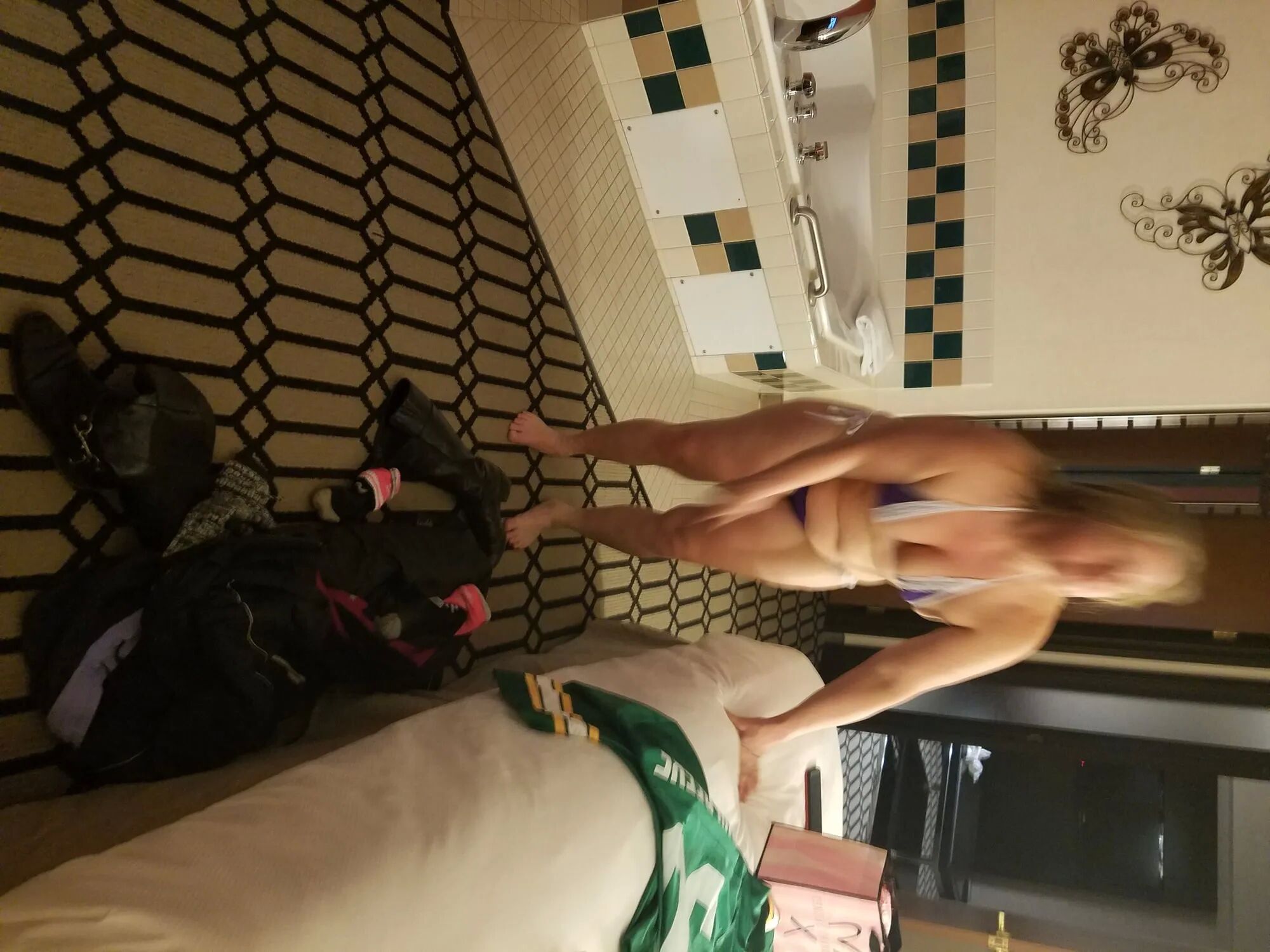 Purple thong bikini - 63 Pics