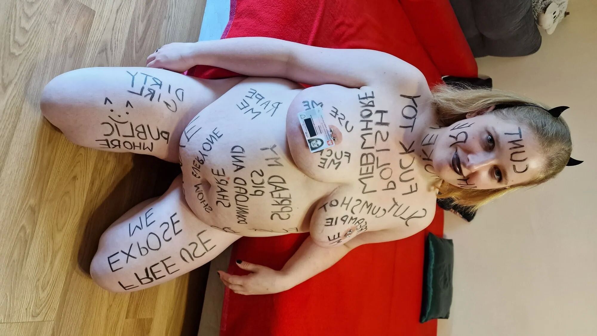Agnesshooker body writing - 9 Pics
