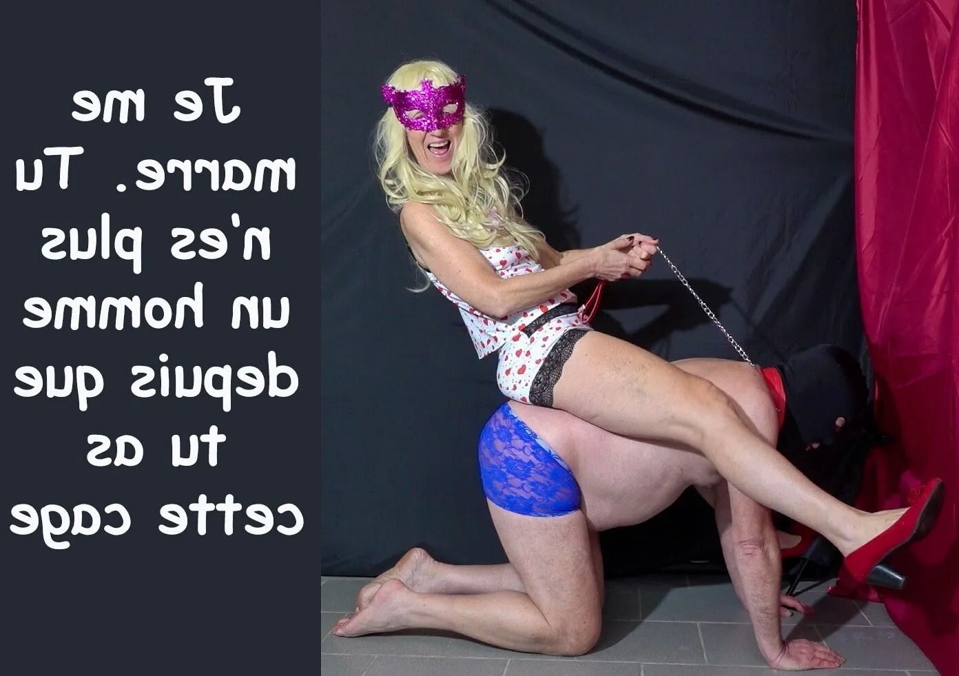 Femdom sissy chastity 4050 - 100 Pics