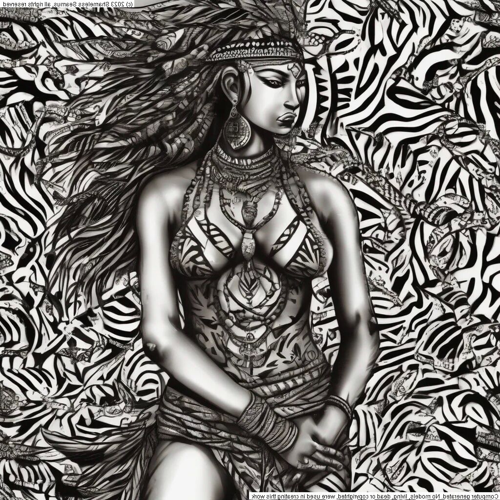 Zebra Girl - 49 Pics