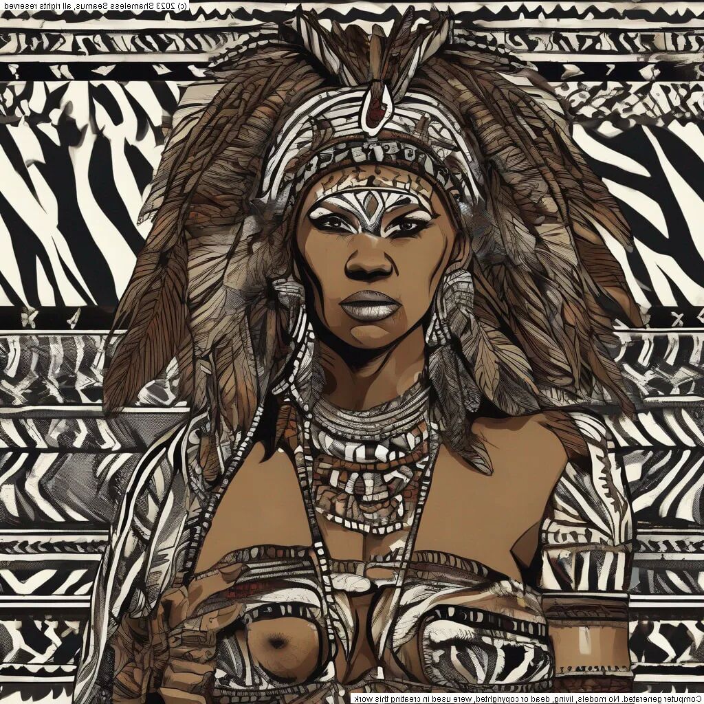 Zebra Girl - 49 Pics