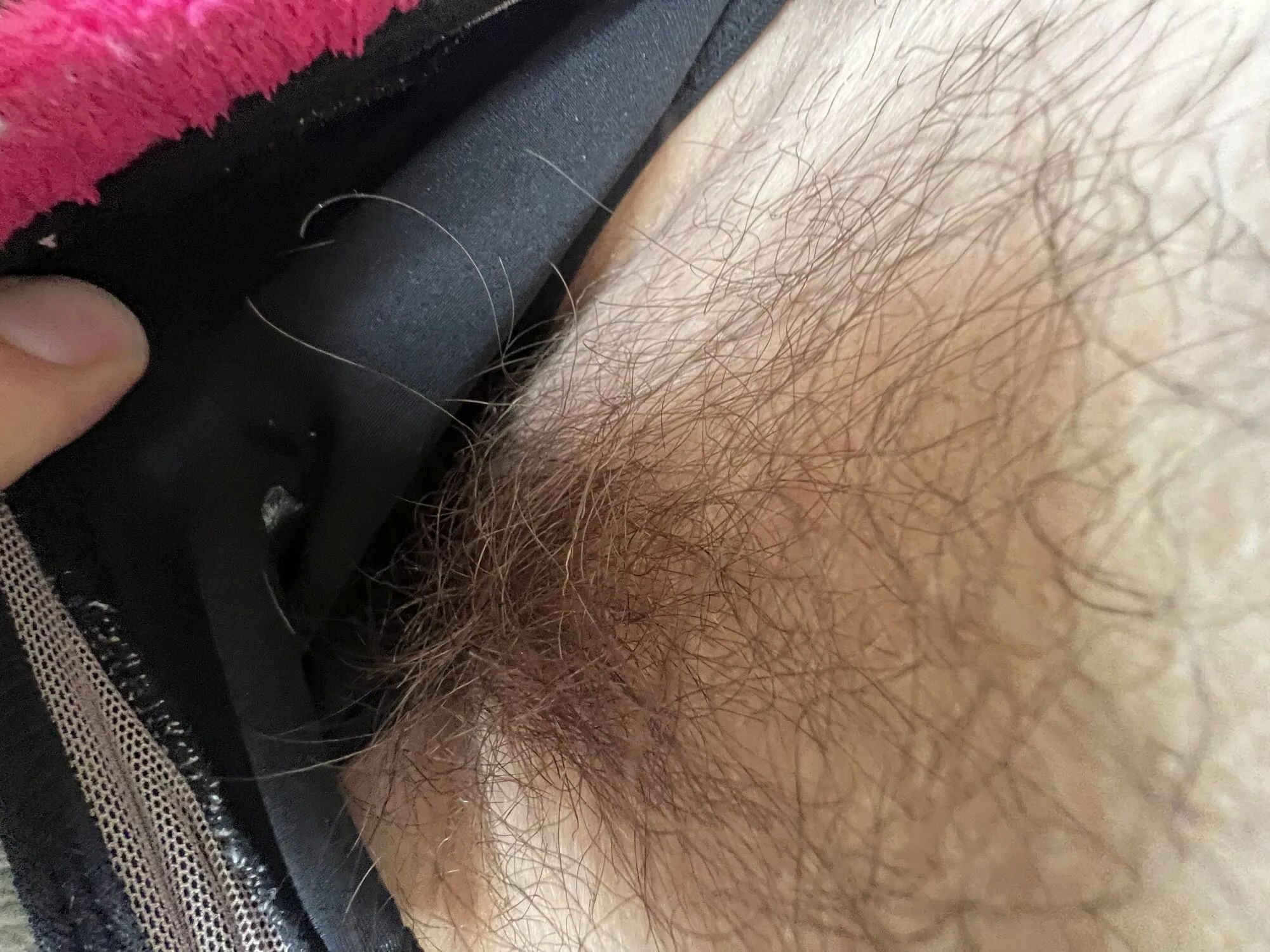 Wife exposed, hairy amateur wife posing and teasing - 19 Pics