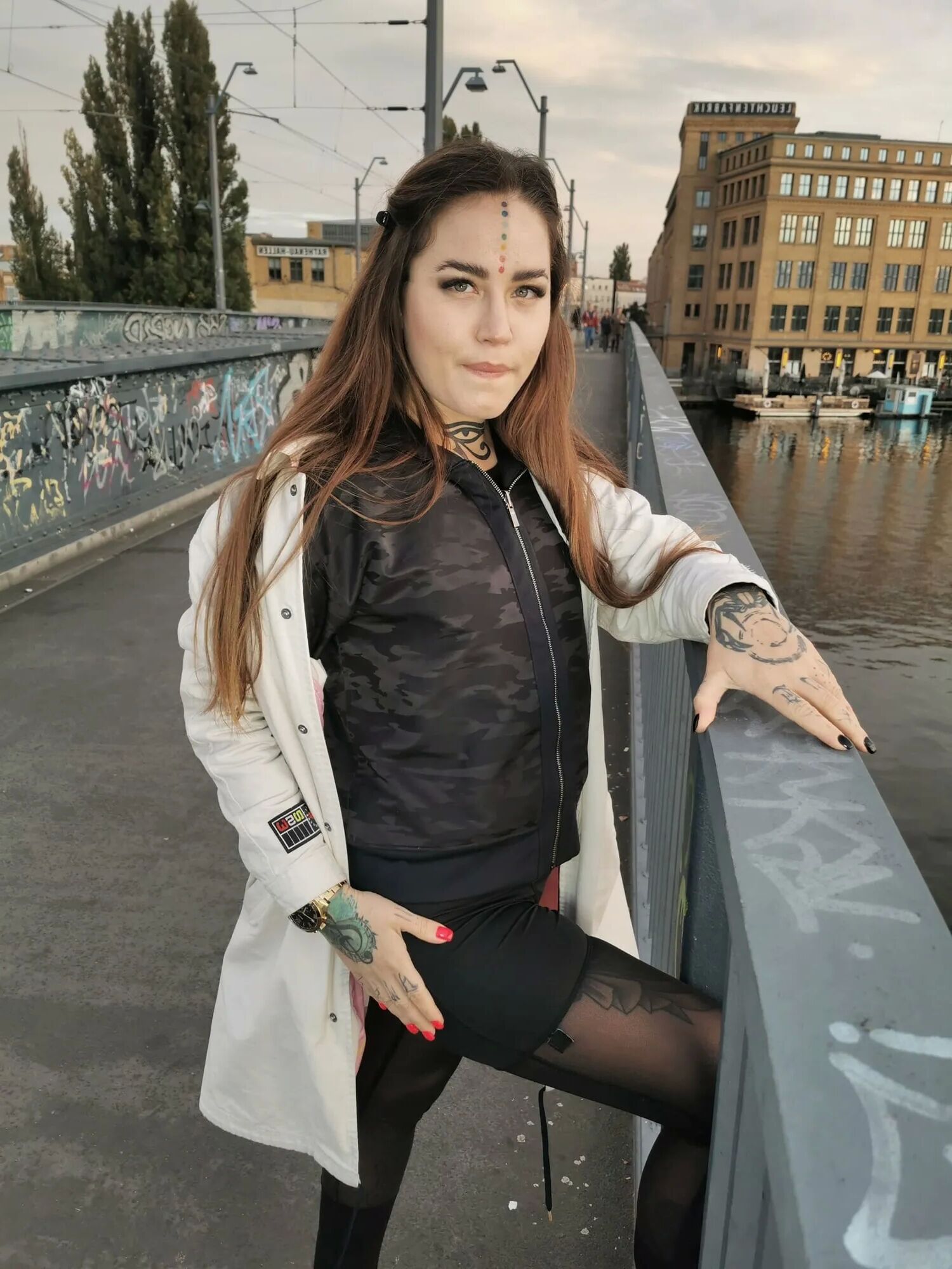GERMAN SCOUT - Inked College Girl Jess Mori - 40 Pics