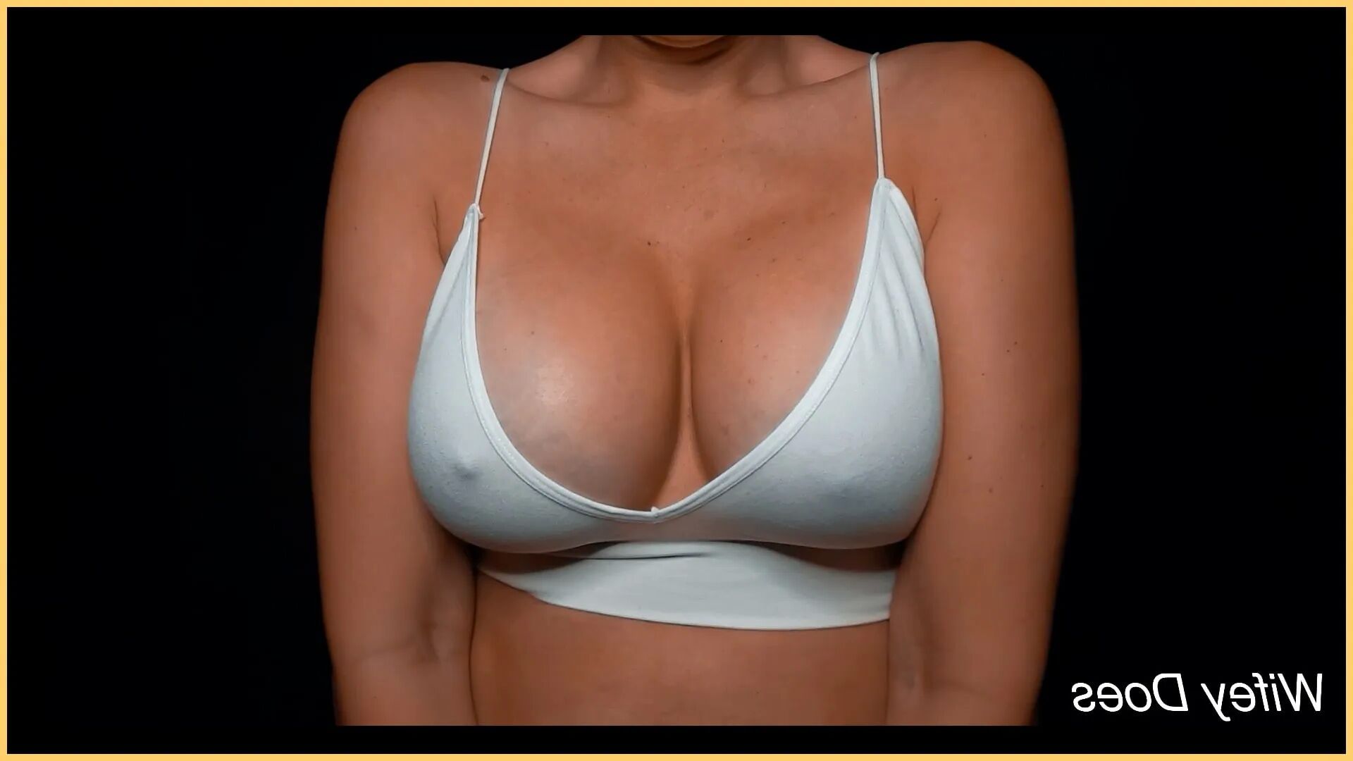 Wifey in a white wet sports bra - 5 Pics