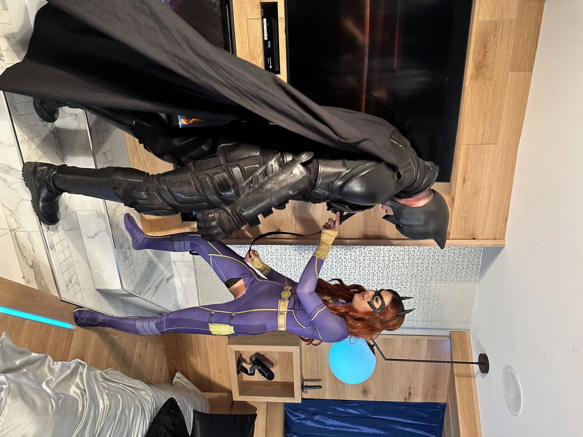 Batman gets dominated by BatGirl - 34 Pics