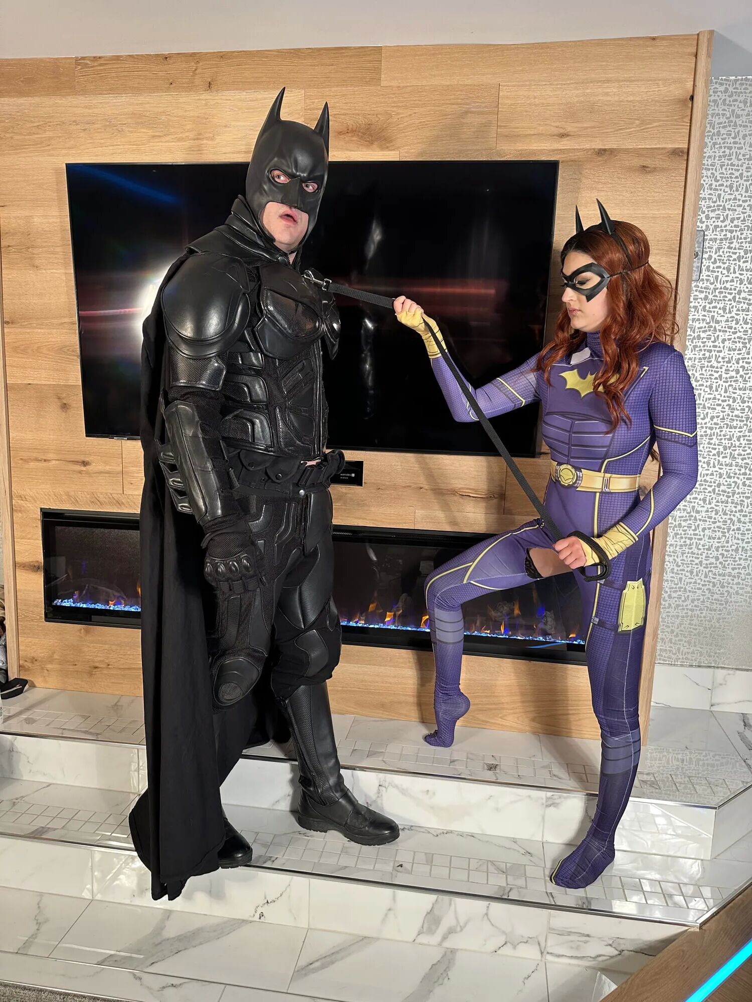 Batman gets dominated by BatGirl - 34 Pics