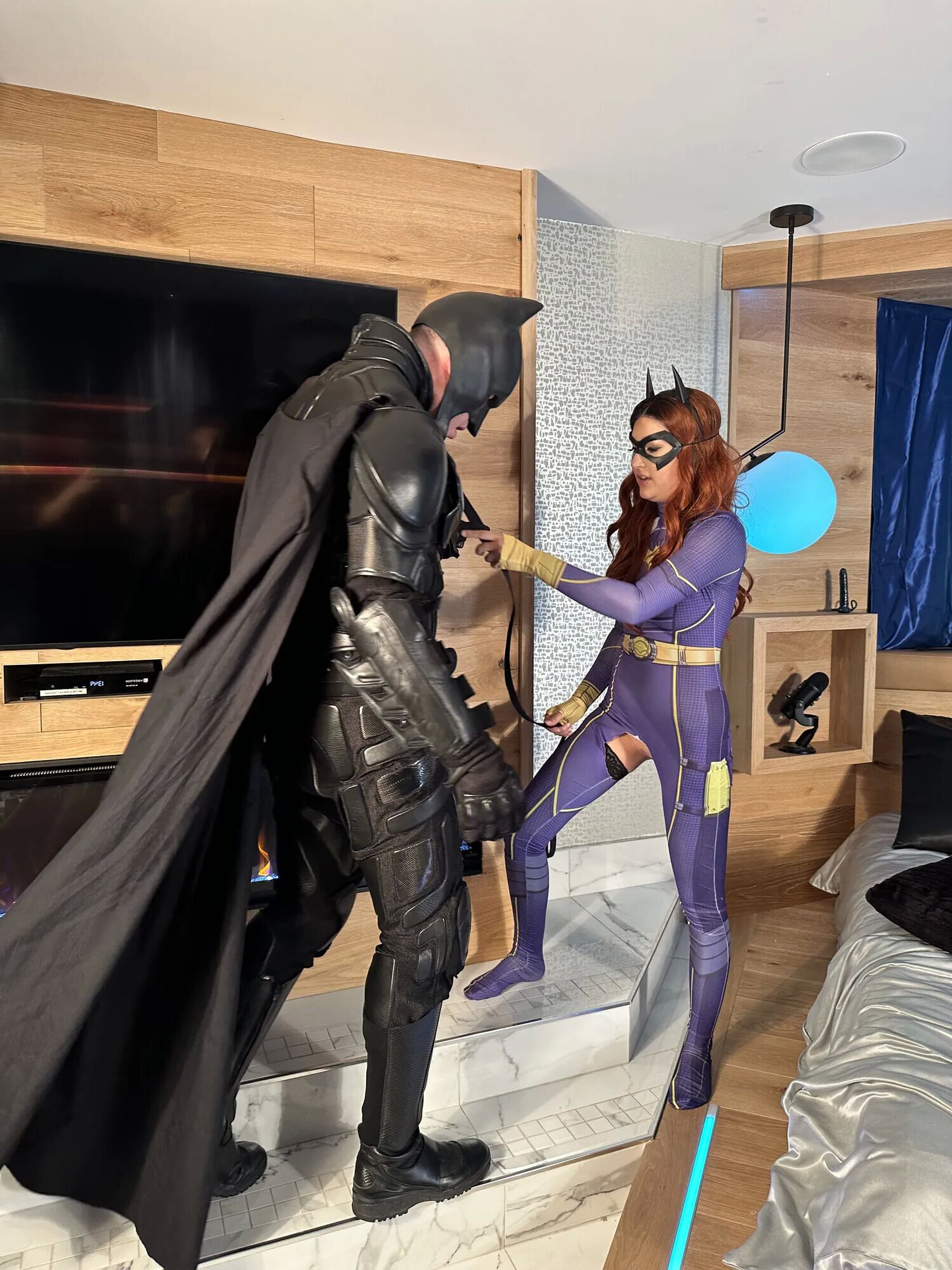Batman gets dominated by BatGirl - 34 Pics