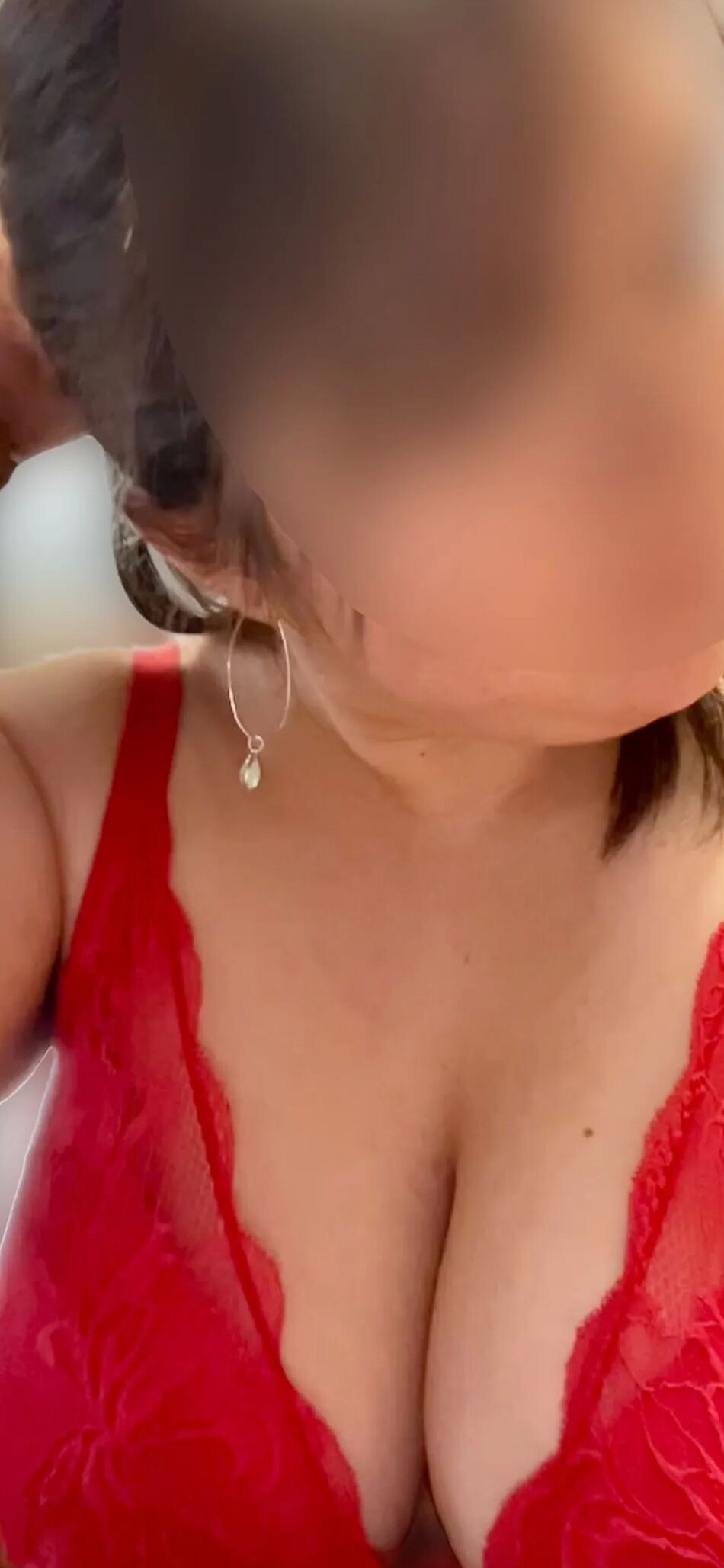 20 Pics Just Rach’s Tits in a Red Bra