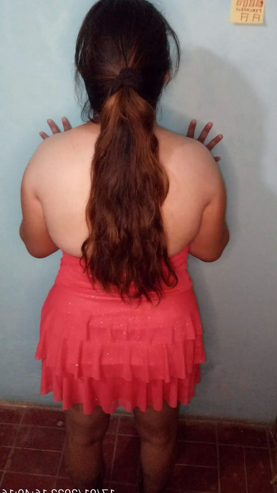 6 Pics Pack 11: Usa un mini vestido rosado