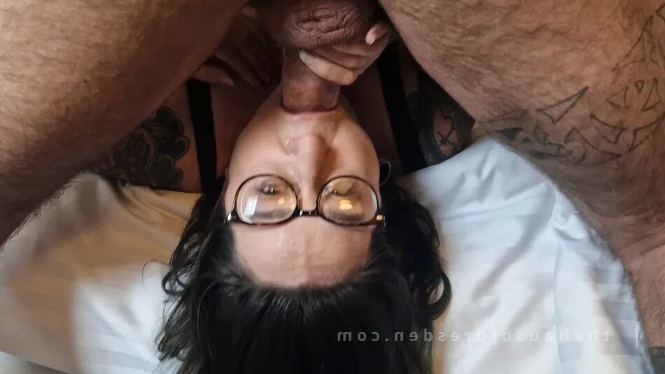 20 Pics Muscle Bear Facefucks and Dominates Hairy Submissive Slut