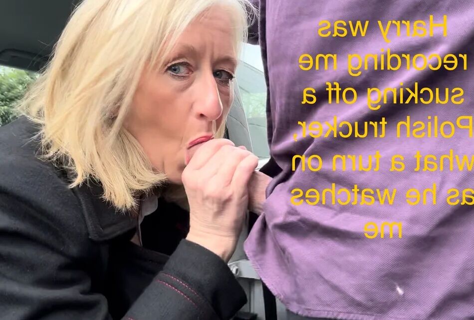 6 Pics Katie’s latest trucker’s cum dump