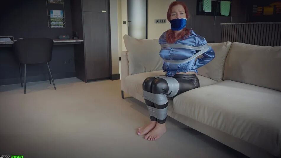 16 Pics Daisy - Secretary Tape Bondage