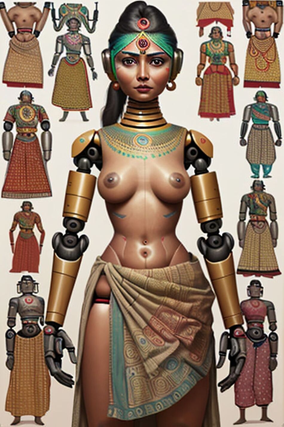 17 Pics Desi Mecha
