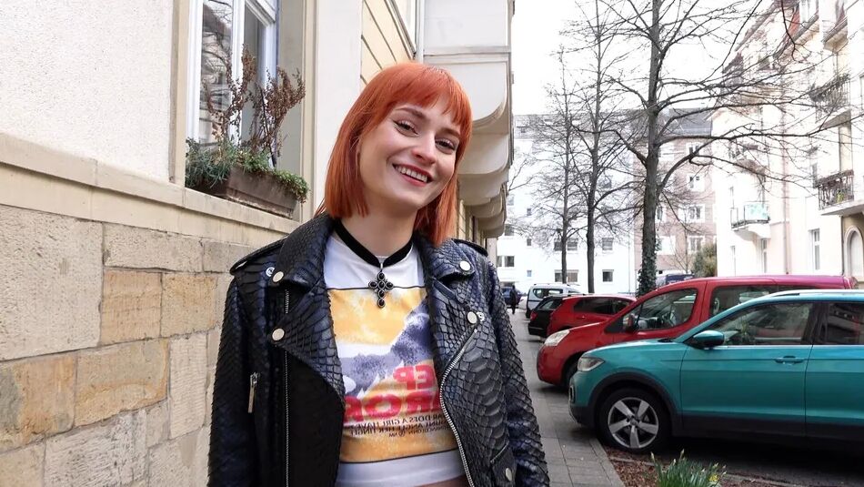 12 Pics German Skinny Redhead Teen Dolly Dyson at Casting Fuck