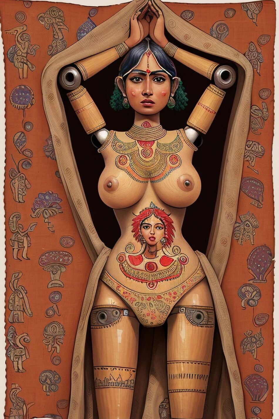 17 Pics Desi Mecha