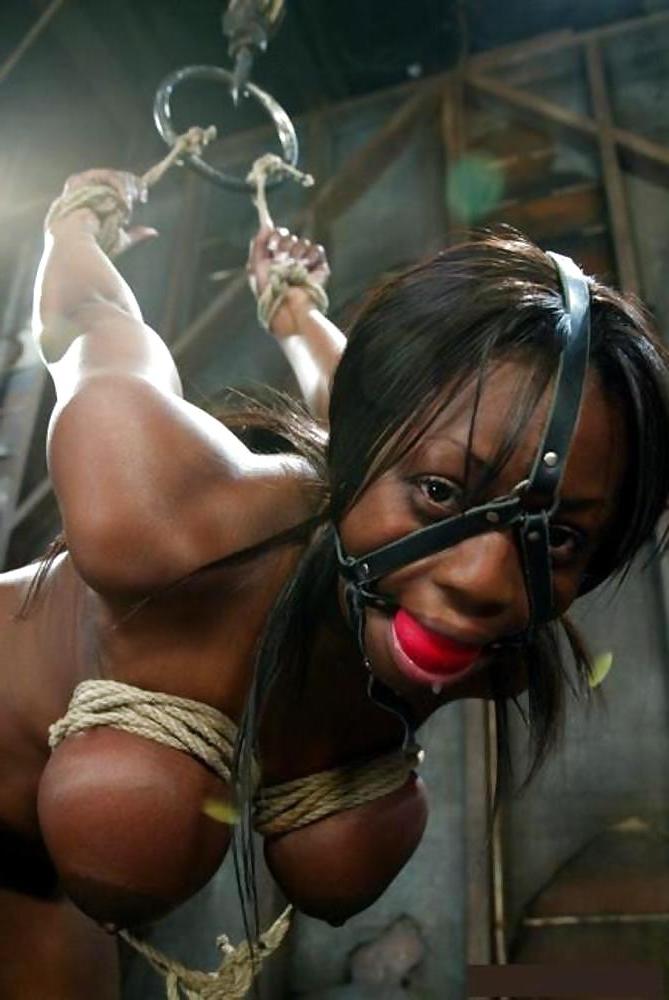 25P Ebony sluts tied up an abuse