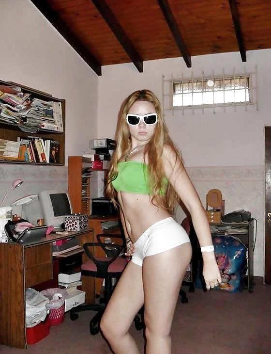 14P Adorable Blonde Ass