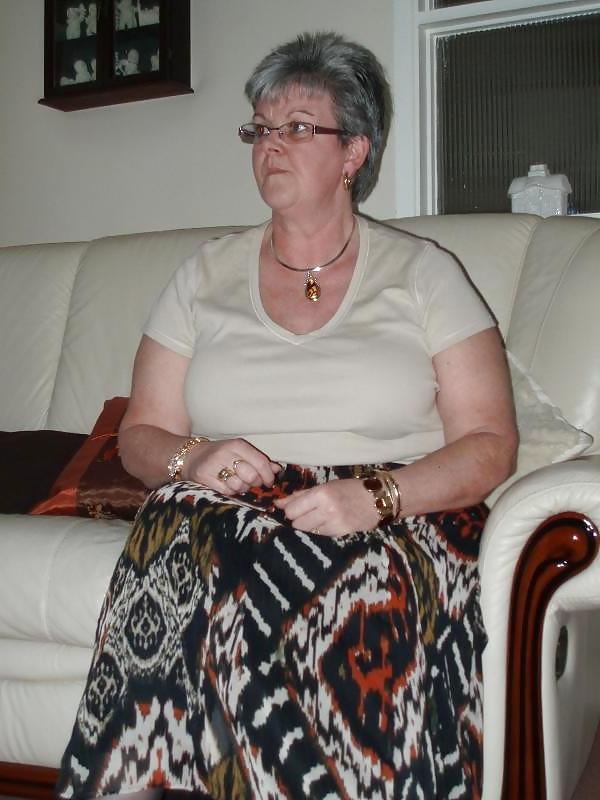 25P Lovely fat  British granny