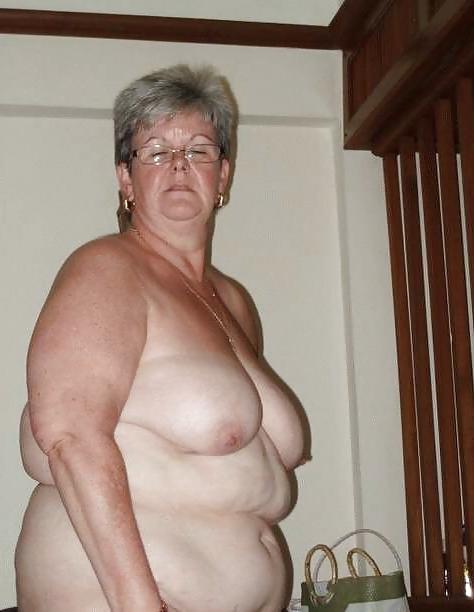 25P Lovely fat  British granny