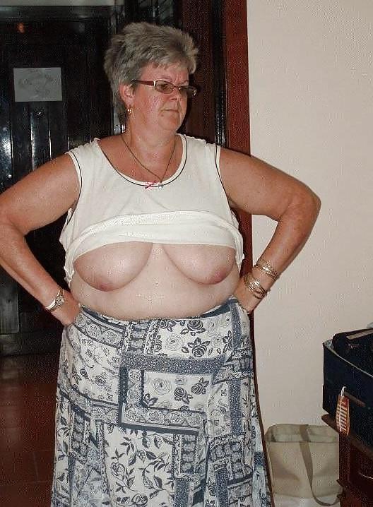 25P Lovely fat  British granny