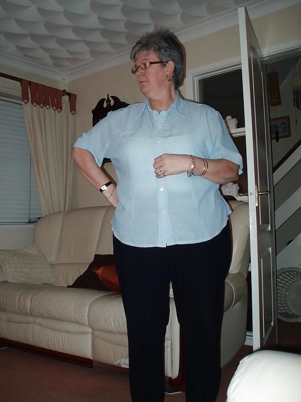 25P Lovely fat  British granny