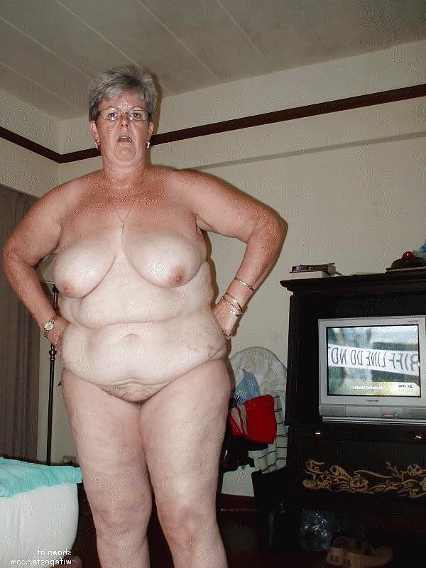 25P Lovely fat  British granny