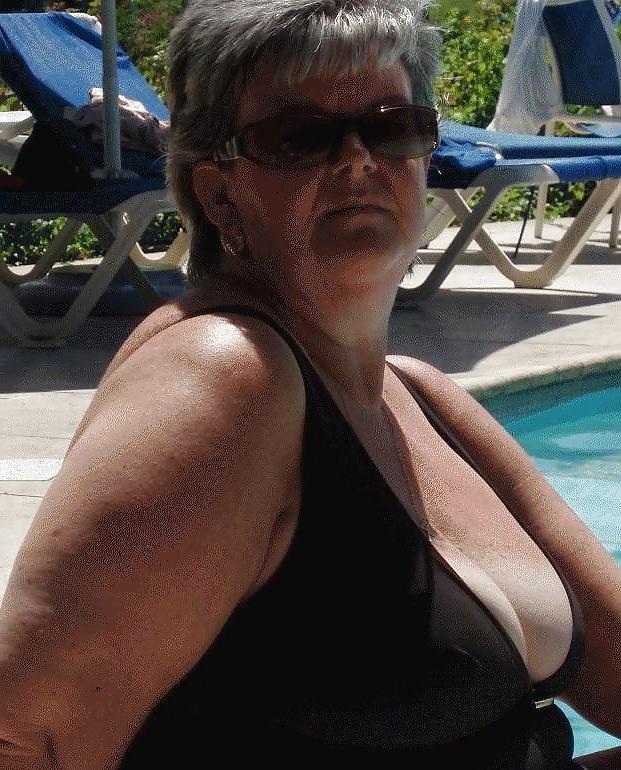 25P Lovely fat  British granny