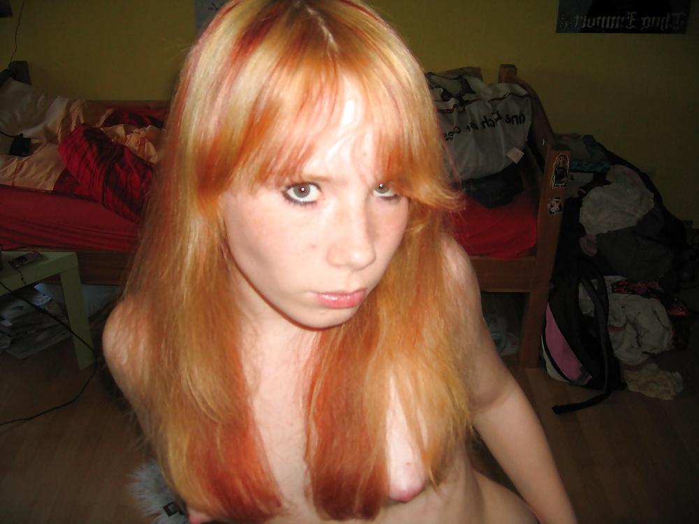 17P Adorable Redhead Teen