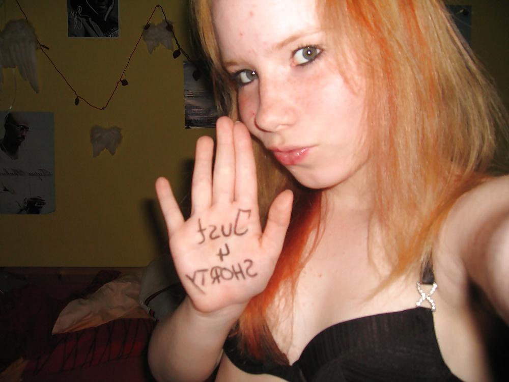 17P Adorable Redhead Teen
