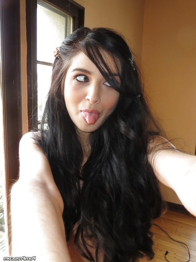 16P Adorable teenage gals with tiny tits stripping and caressing each other