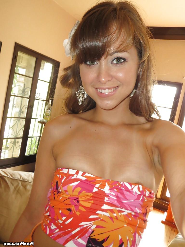 16P Adorable teenage gals with tiny tits stripping and caressing each other