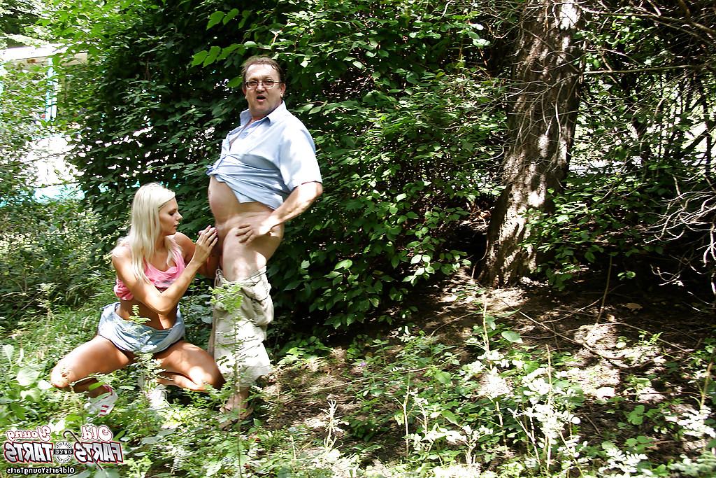 16P Loveable blonde teen with sweet tits Katerina gets shagged outdoor
