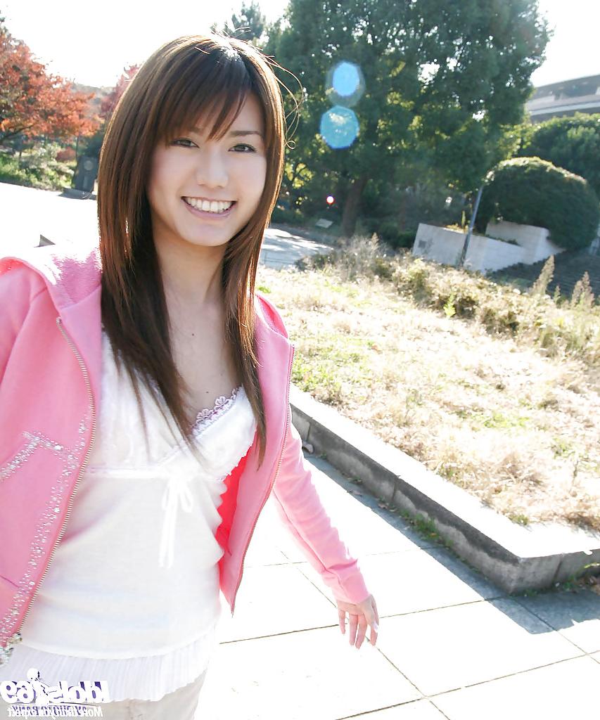 16P Loveable asian babe Nanami Wakase uncovering her tiny curves