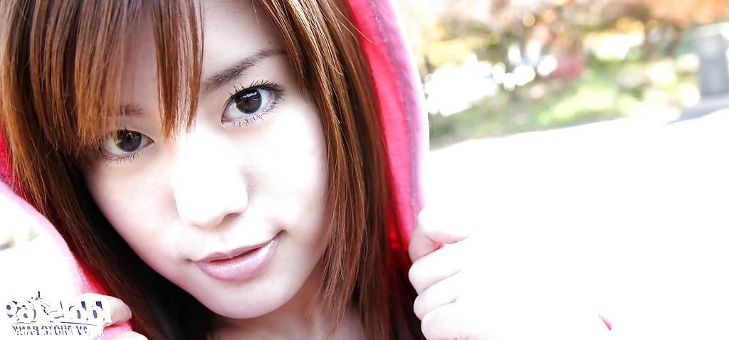 16P Loveable asian babe Nanami Wakase uncovering her tiny curves