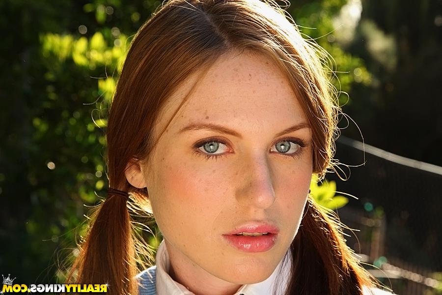16P Lovely teen babe Kali Kenzington slipping off her skirt and panties