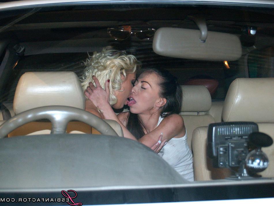 16P Adorable lesbians stripping and licking each other's pussies