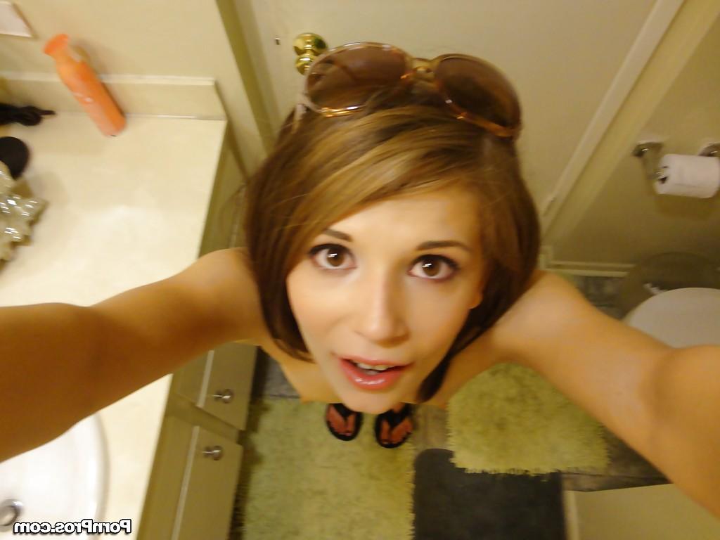 16P Adorable hottie Sensi Pearl exposing her tiny tits and hot ass