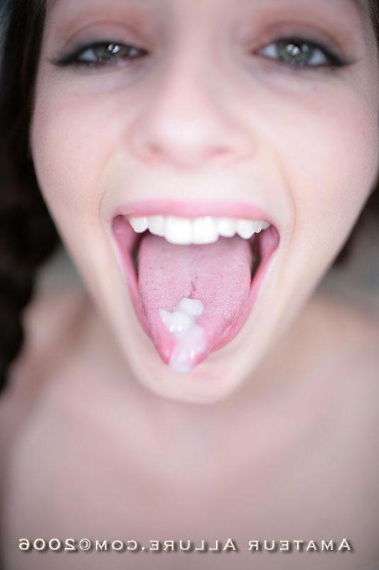 16P Pictures of an adorable redhead teen in pigtails sucking cock