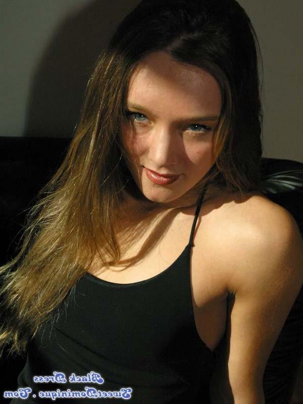 15P Pictures of teen Sweet Dominique teasing with some upskirt shots