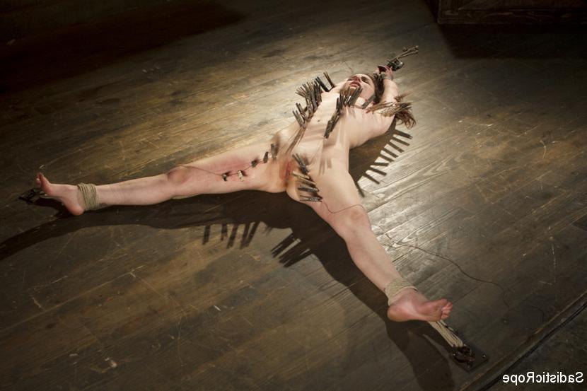 15P We start with Juliette's hands tied behind her head and waiting for The Pope to 
