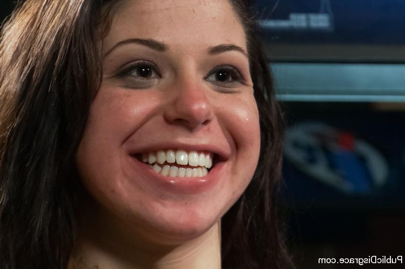 15P Pretty brunette Mia Gold has done a few BDSM scenes in her life, but she's never