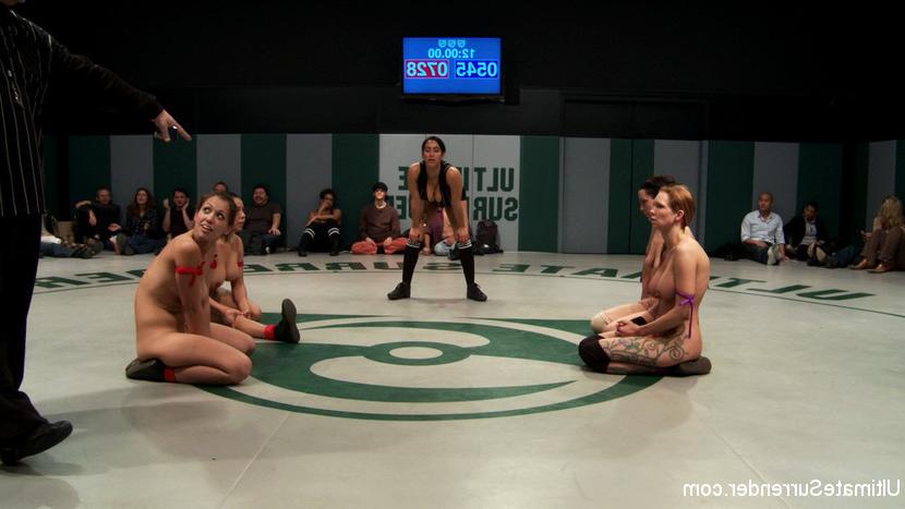 15P In the fourth round of nude lesbian wrestling, when the loser has been beaten, s