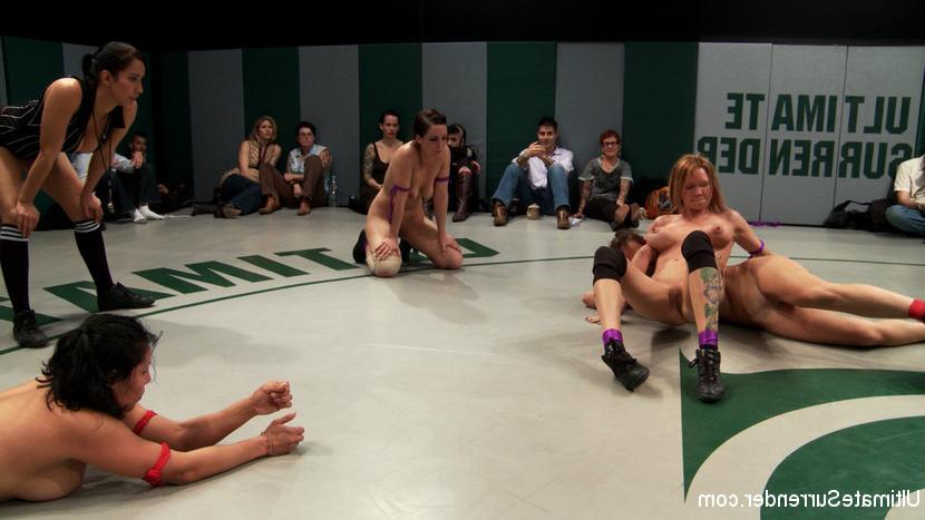 15P In the fourth round of nude lesbian wrestling, when the loser has been beaten, s