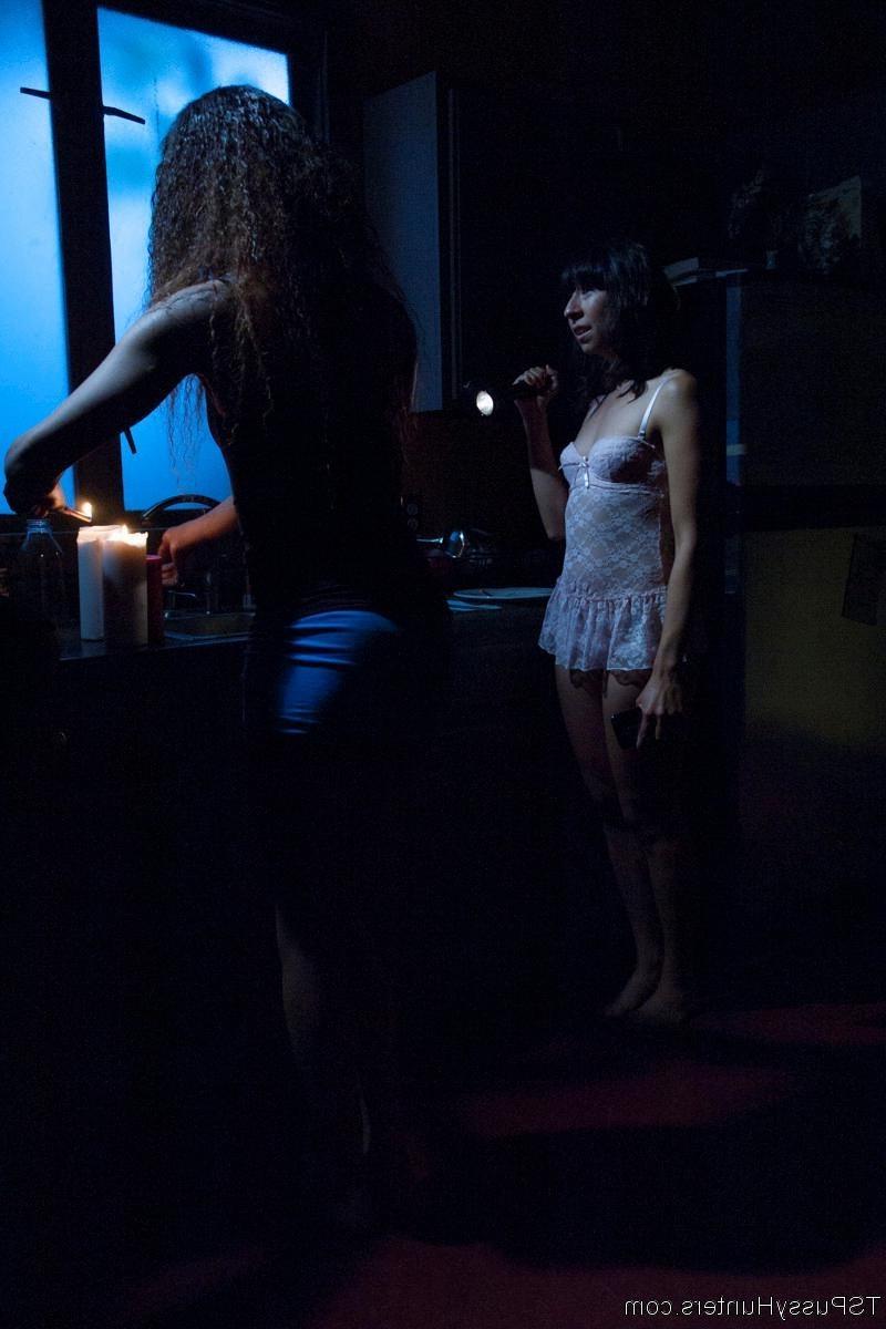 24P A building wide power outage makes fast fuck buddies out of Becca and Vivi who p