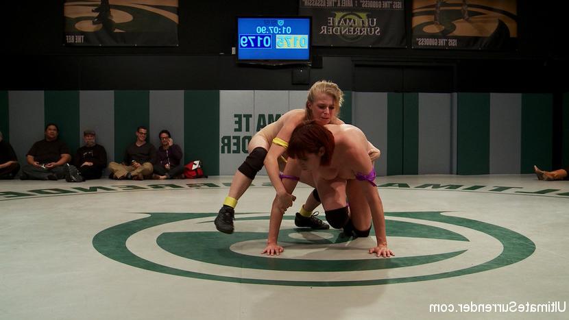 15P It's Penny Pax's first time on the mat. It takes ovaries of steal to jump into a