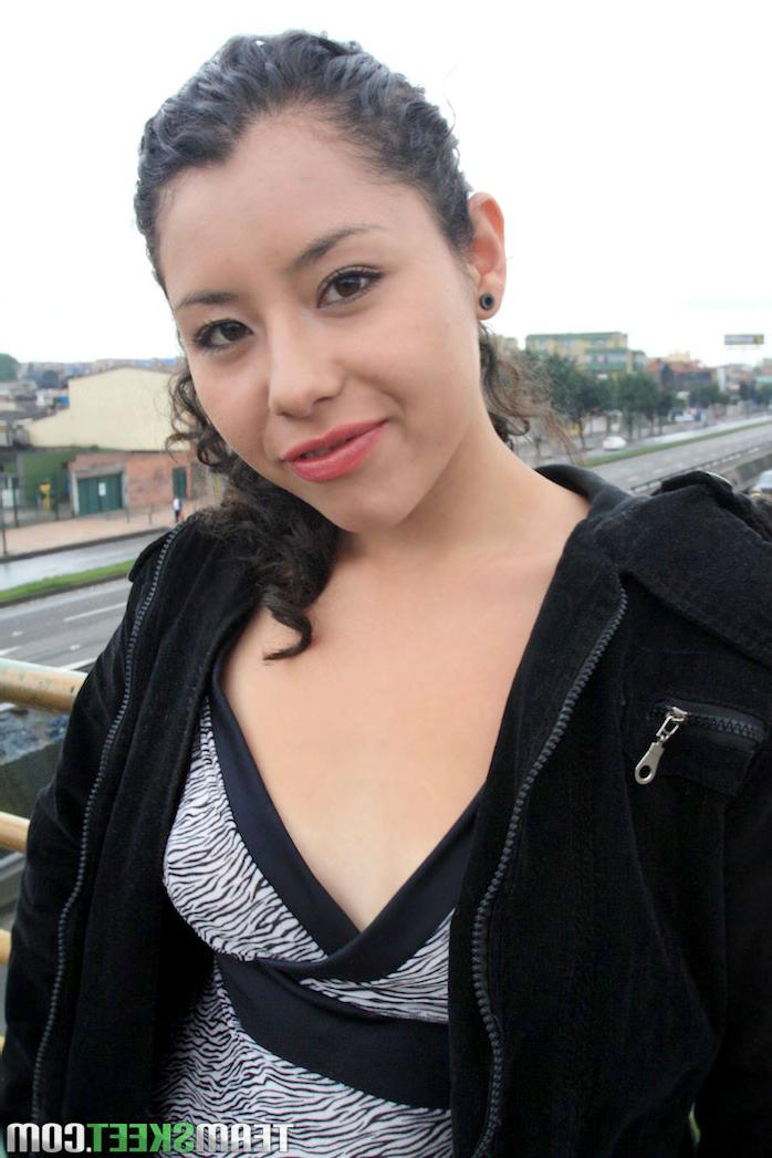 10P Adorable Latina teen gets stripped down and banged in her tight