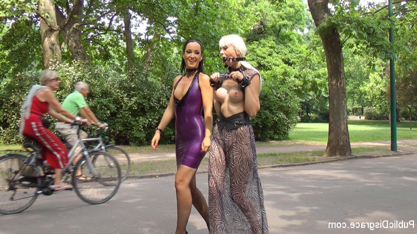 15P Perky blonde Alexa Wild's first time on Public Disgrace! She takes it in all her