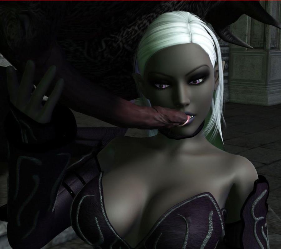 16P Lovely 3d teen elf knight blowing and gets fucked by a ugly creature