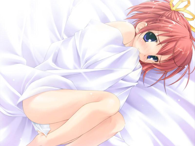 20P Sweet hentai schoolgirls in adorable skirts and stripped panties